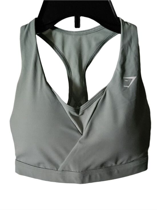 Gymshark Other - Gymshark Sports Bra Sage Green Crossover Size XS